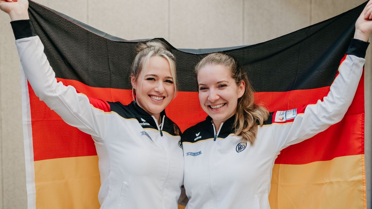 Foto: Lisa Haensch / Werden optimal in Chateauroux untergebracht: Josefin Eder und Doreen Vennekamp sowie die anderen DSB-Sportschützen wohnen direkt neben der olympischen Schießstätte.