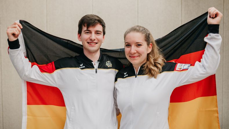 Foto: Lisa Haensch / Landeten auf Platz 9: Robin Walter und Doreen Vennekamp