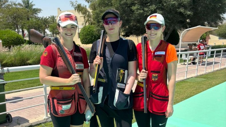 Foto: DSB / Nele Wißmer, Eva Reichert und Valentina Umhöfer zeigten beim Final Qualifier gute bis ansprechende Leistungen.