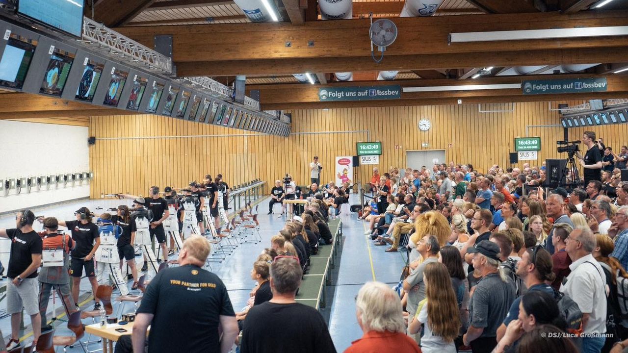 Foto: Luca Großmann / Immer ein Höhepunkt der DM: Der Shooty Cup der Deutschen SchützenJugend.