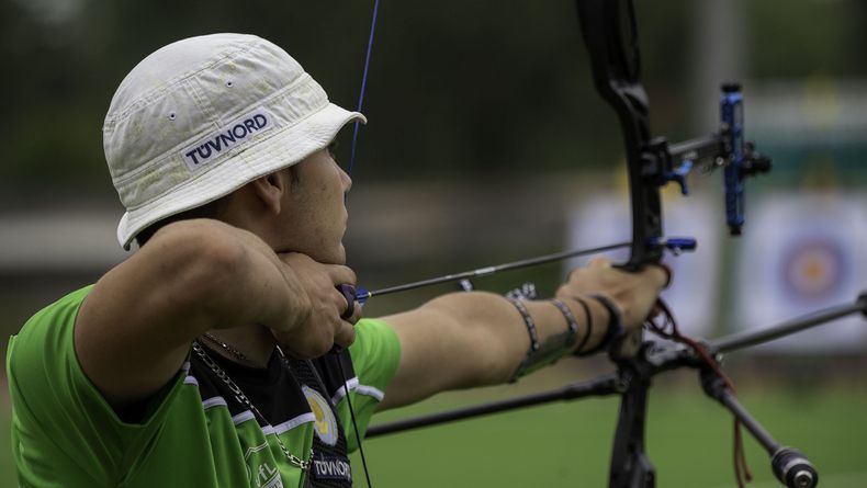 Foto: Eckhard Frerichs / Knut Jakubczik qualifizierte sich souverän für das Halbfinale der Recurve Jugend.