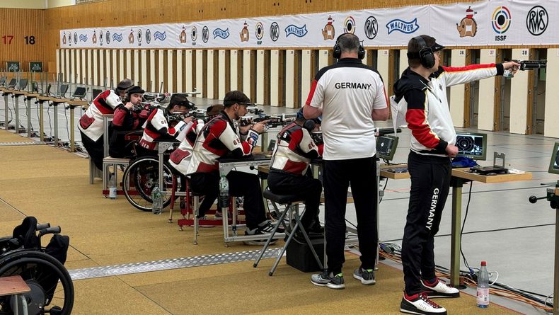 Foto: Krenn / In Suhl schossen die Para-Athleten ihre interne Qualifikation und die fünf Sportler für Paris aus. Foto: Krenn / In Suhl schossen die Para-Athleten ihre interne Qualifikation und die fünf Sportler für Paris aus.