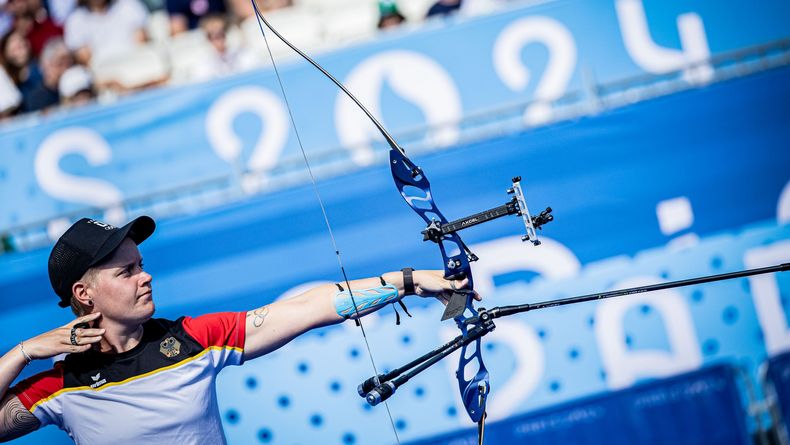 Foto: World Archery / Michelle Kroppen ab morgen im Einzel am Start