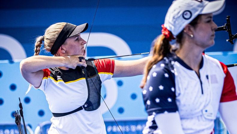 Foto: World Archery / Katharina Bauer zog gegen die US-Amerikanerin Catalina Gnoriega den Kürzeren.